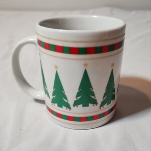 Vintage Houston Foods Christmas Tree Mug
